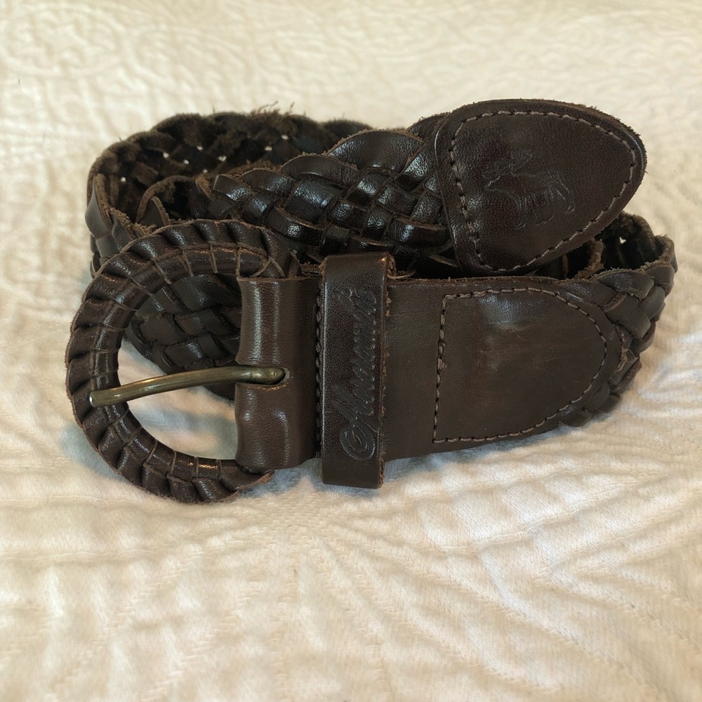 Abercrombie and Fitch Braided Leather Belt